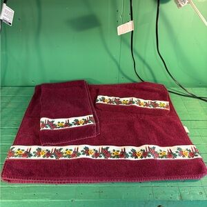 Canon Burgundy Towel